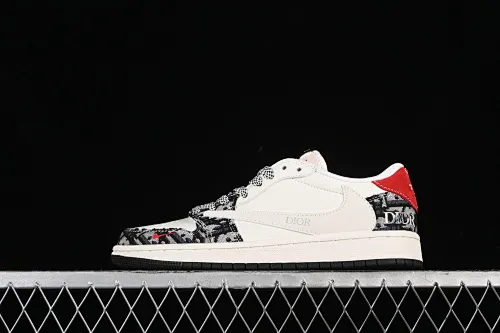 All Categories Air Jordan Jordan Series Basketball Shoes Air Jordan 1 Low High-end Customized Low-top Shoes Travis Scott x Fragment Design x Air Jordan 1 Low OG SP AJ1 Joe 1 Dior Joint-Micro Blue Knit Low-top Cultural Casual Shoes XY2688-108